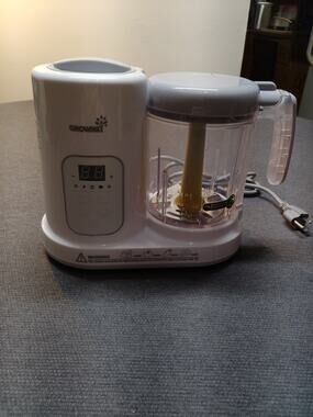 GROWNSY Baby Food Maker Steamer Blender Processor White Baby Food Machine